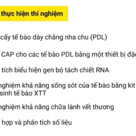 Ảnh hưởng của plasma lạnh đối với việc chữa lành vết thương nha chu — một nghiên cứu trong môi trường nuôi cấy